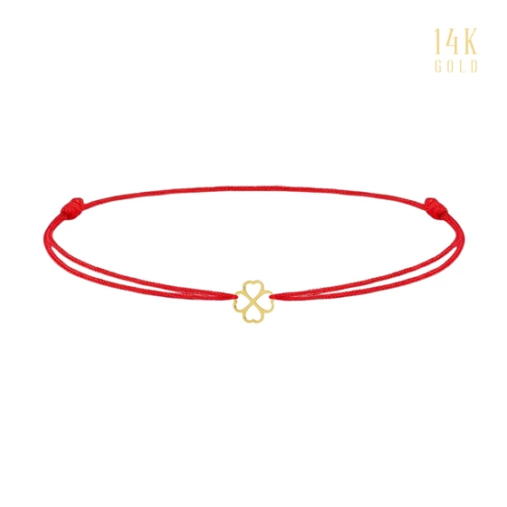 CLOVER karkötő - 14K arany