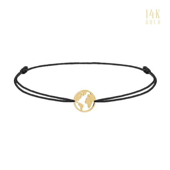 GLOBE karkötő - 14K arany